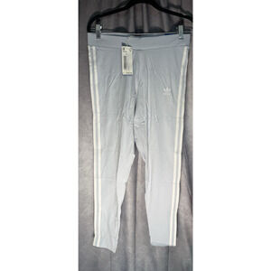 NEW ADIDAS ORIGINALS WOMEN'S CLASSICS 3 STRIPES LEGGINGS Blue large
